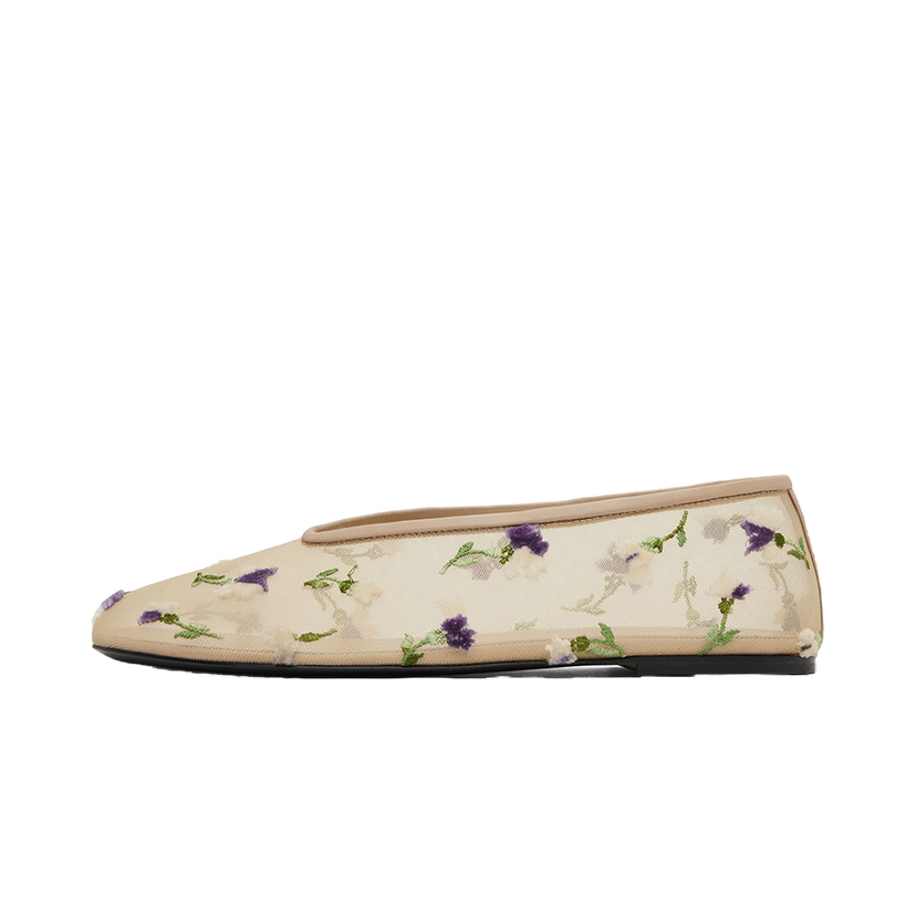 Superge in čevlji Khaite Marcy Ballerina Flats Bež | F4038-4069