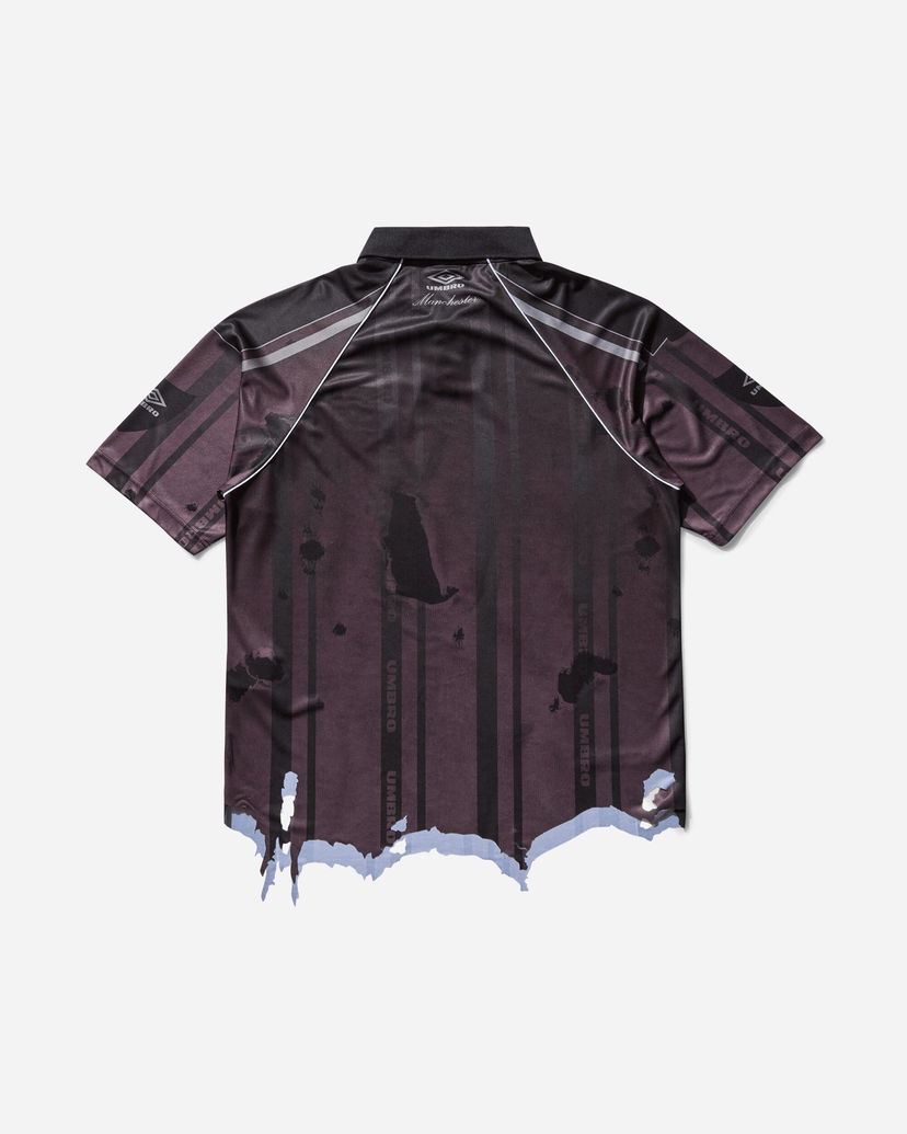 Polo majica Umbro Distressed Spycam Polo Lila | UBMW0355FA225 PLE0004