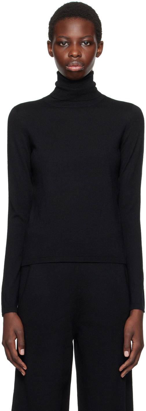 Pleteni pulover Max Mara Veloce Turtleneck Črna | 2421366172600 MM12183, 0