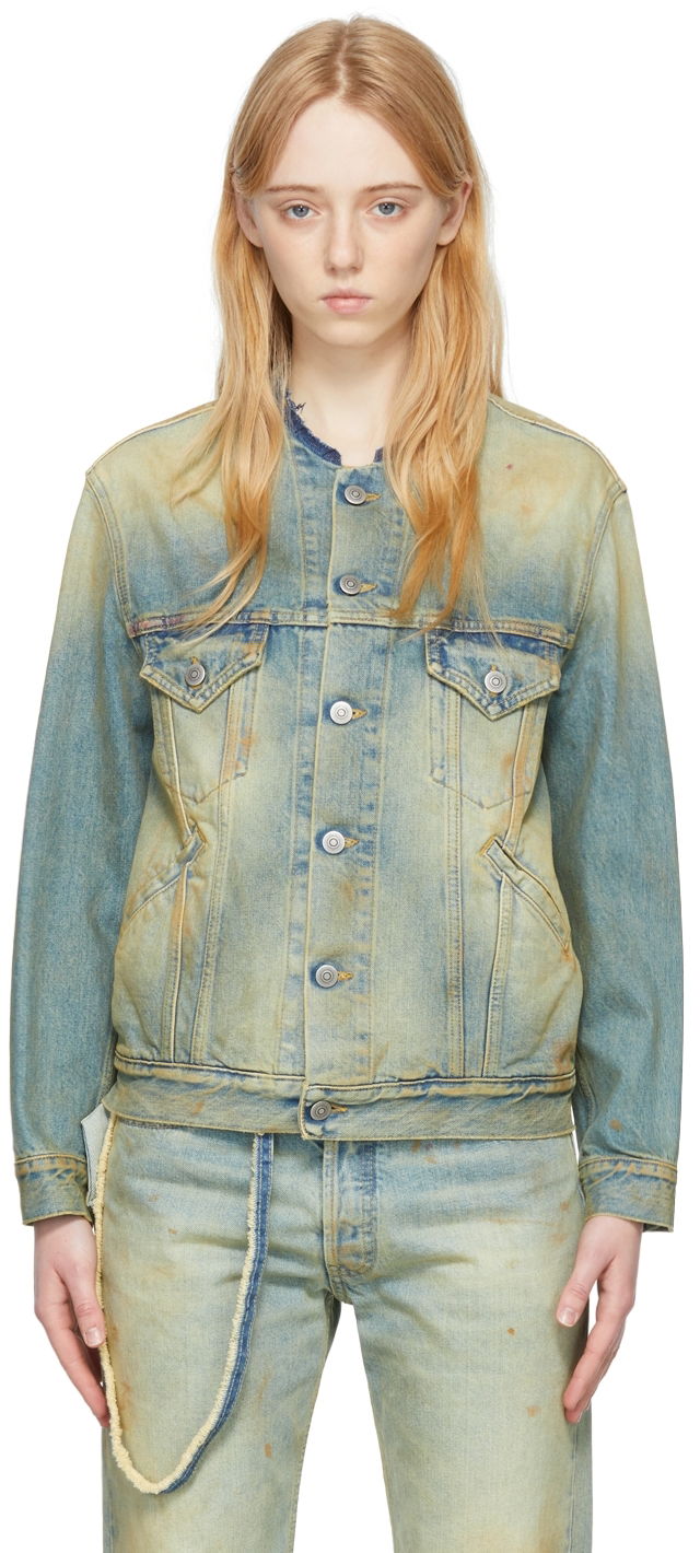 Jakna Maison Margiela Denim Jacket Modra | S30AM0547 S30561