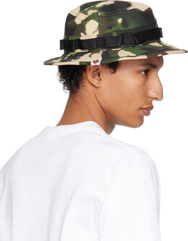 Klobuk BAPE A Bathing Ape Map Camo Military Bucket Hat Večbarvna | 001HTL301003M, 4