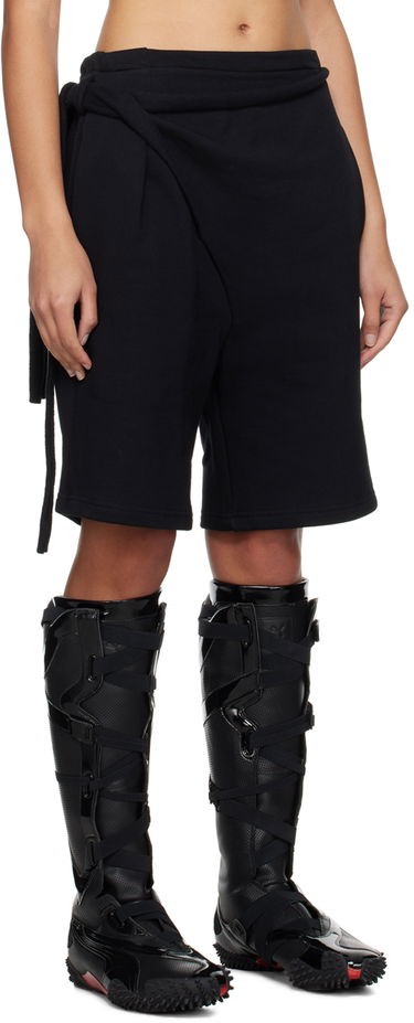 Kratke hlače Ottolinger Ottolinger Wrap Shorts Črna | 1503701, 4