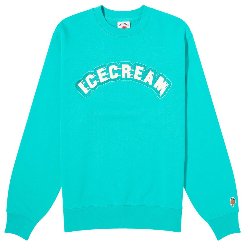 Pleteni pulover BBC IceCream Drippy Sweatshirt, Size Small Turkizna | IC24224-BL