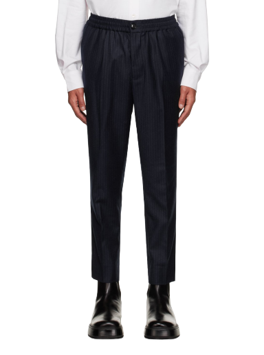 Hlače AMI Drawstring Trousers Mornarica | HTR206.WV0024