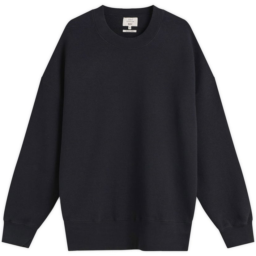 Pulover Studio Nicholson Studio Nicholson x Beams Plus Golightly Jersey Sweatshirt Črna | BPSN1301-79
