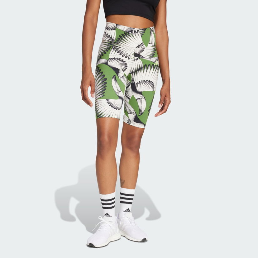Kratke hlače adidas Performance adidas x FARM Bike Shorts Zelena | JD6286