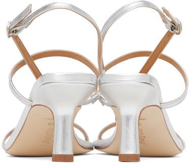 Modni dodatki Aeyde Aeyde Elise Heeled Sandals Kovinski | A11-HS-ASTS65CI-0121-920-007, 1