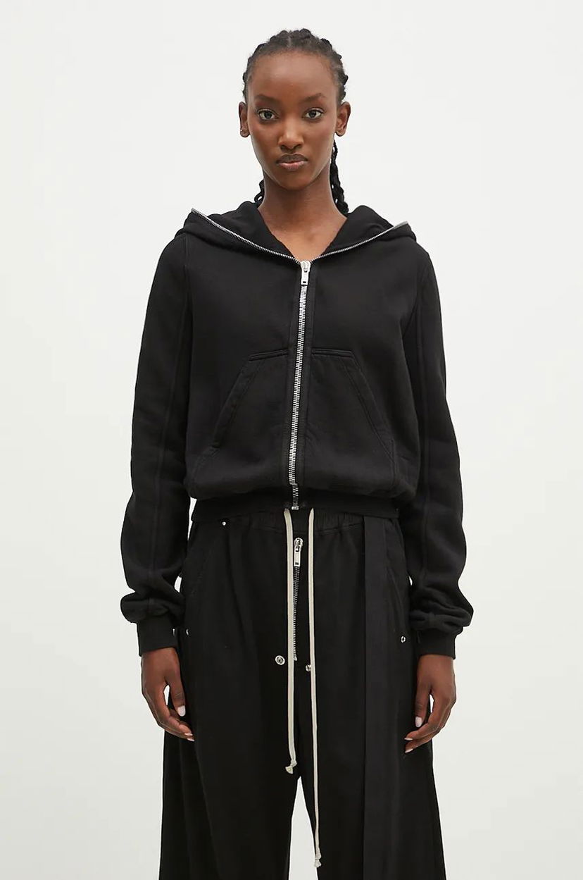 Pulover Rick Owens Hoodie Črna | DS02D2246.FEP1