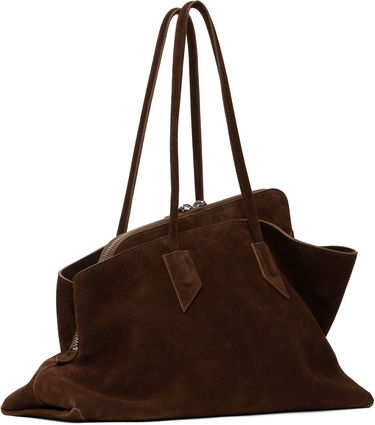 Torbica The Attico The Attico 'La Passeggiata' Top Handle Suede Bag Rjava | 250WAH00054 LBT007AA, 2