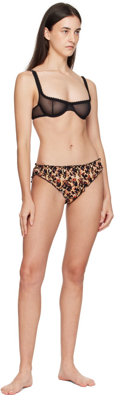 Spodnjice Collina Strada Collina Strada Leopard Peony Magnolia Briefs Rjava | XX6036, 3