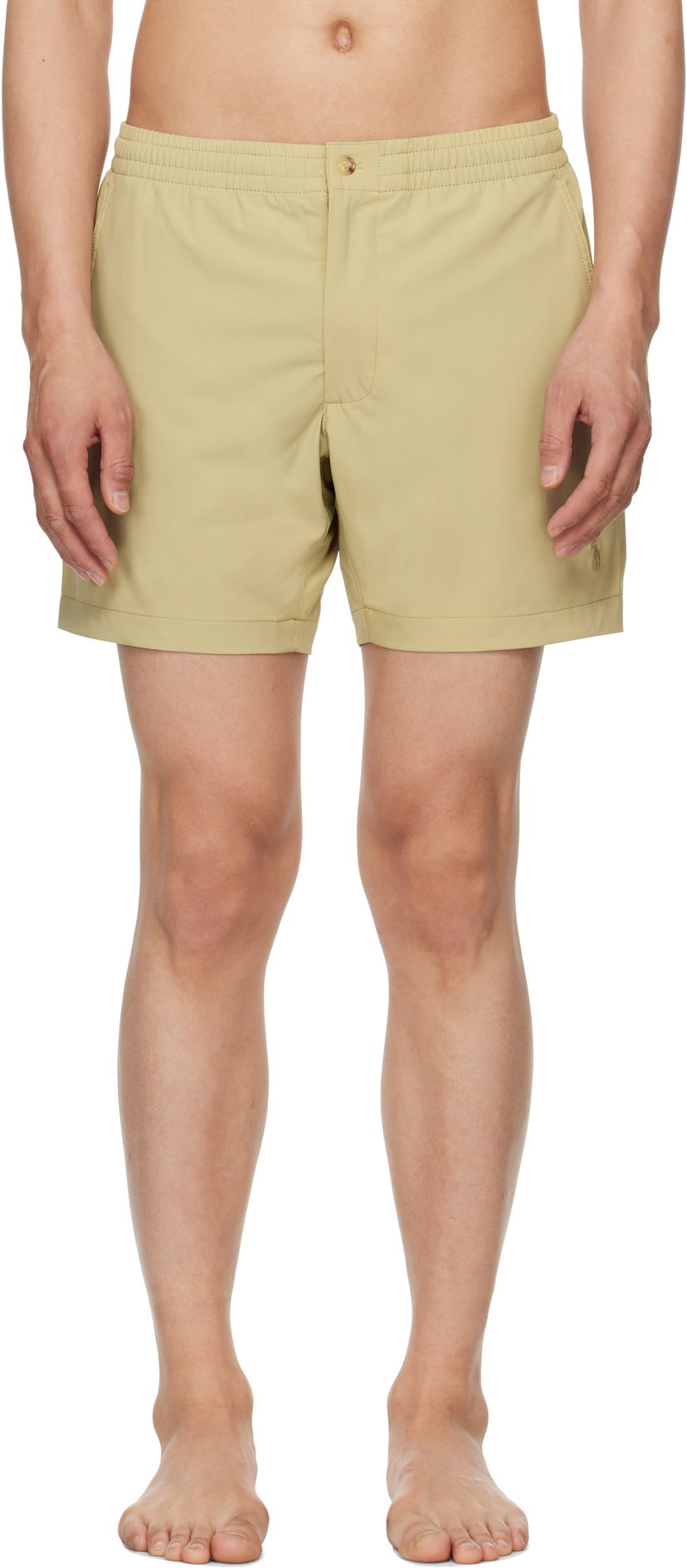 Kopalke Polo by Ralph Lauren Polo Ralph Lauren 6-Inch Polo Prepster Swim Shorts Bež | 710964194001