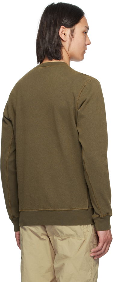 Pleteni pulover Stone Island Stone Island Fleece Sweatshirt Zelena | K1S15 6100020 S0060, 2