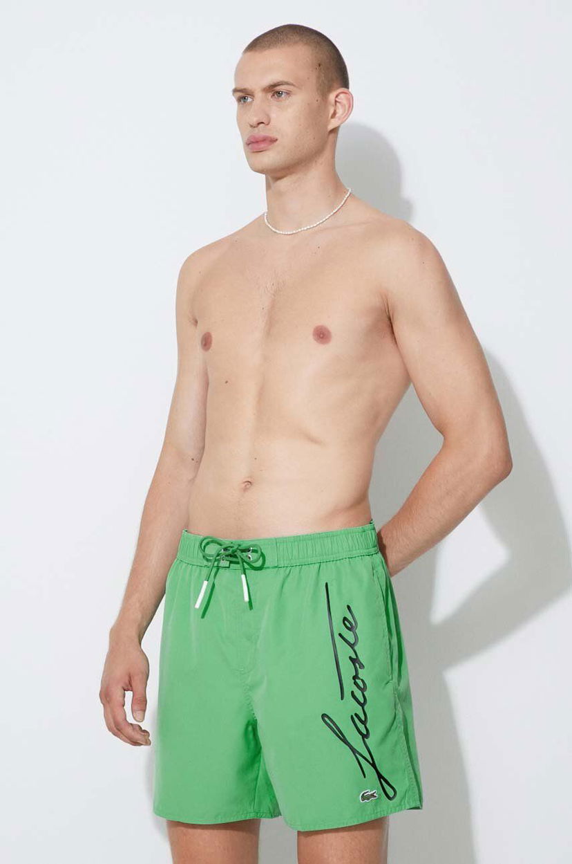 Kopalke Lacoste Swim Shorts Zelena | MH2699