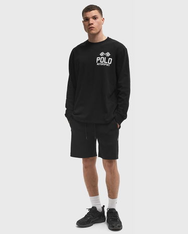 Kratke hlače Polo by Ralph Lauren Athletic Drawstring Shorts with Side Stripes and Zipper Pockets Črna | 710971948002, 2