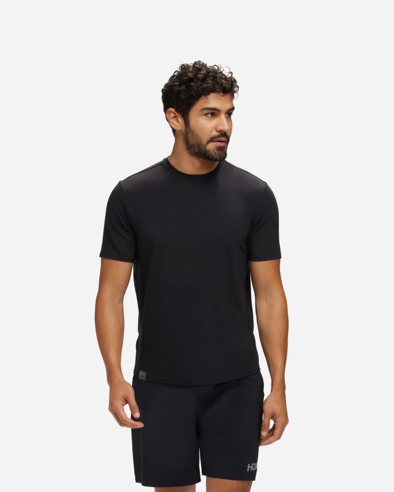 Majica Hoka One One Essential T-Shirt Črna | 1141757-BLK
