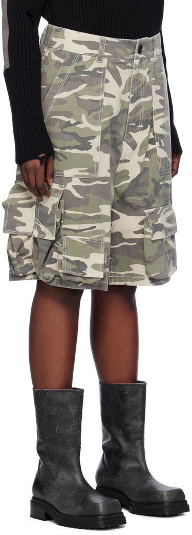 Kratke hlače We11done We11done Camo Cargo Shorts Zelena | WD-PT0-24-207-M-BG, 1