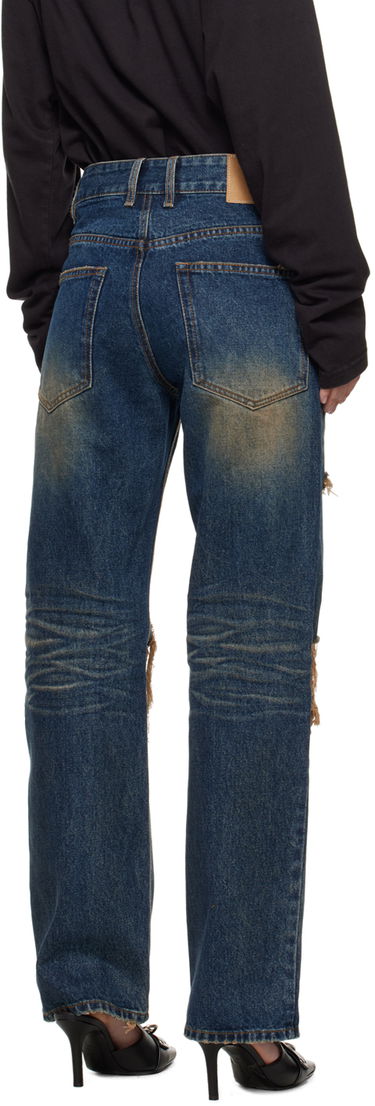 Kavbojke We11done Distressed Jeans Modra | WD-DP2-24-328-W-BL, 2