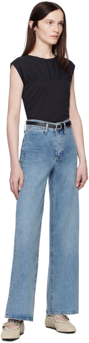 Majica brez rokavov rag & bone Rag & Bone Mica Banded Top Črna | WCC24HT009M409, 3