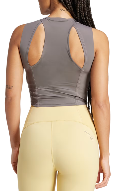 Majica brez rokavov adidas Originals Adidas Elev HIIT Cropped Training Tank Top Siva | it7432, 1