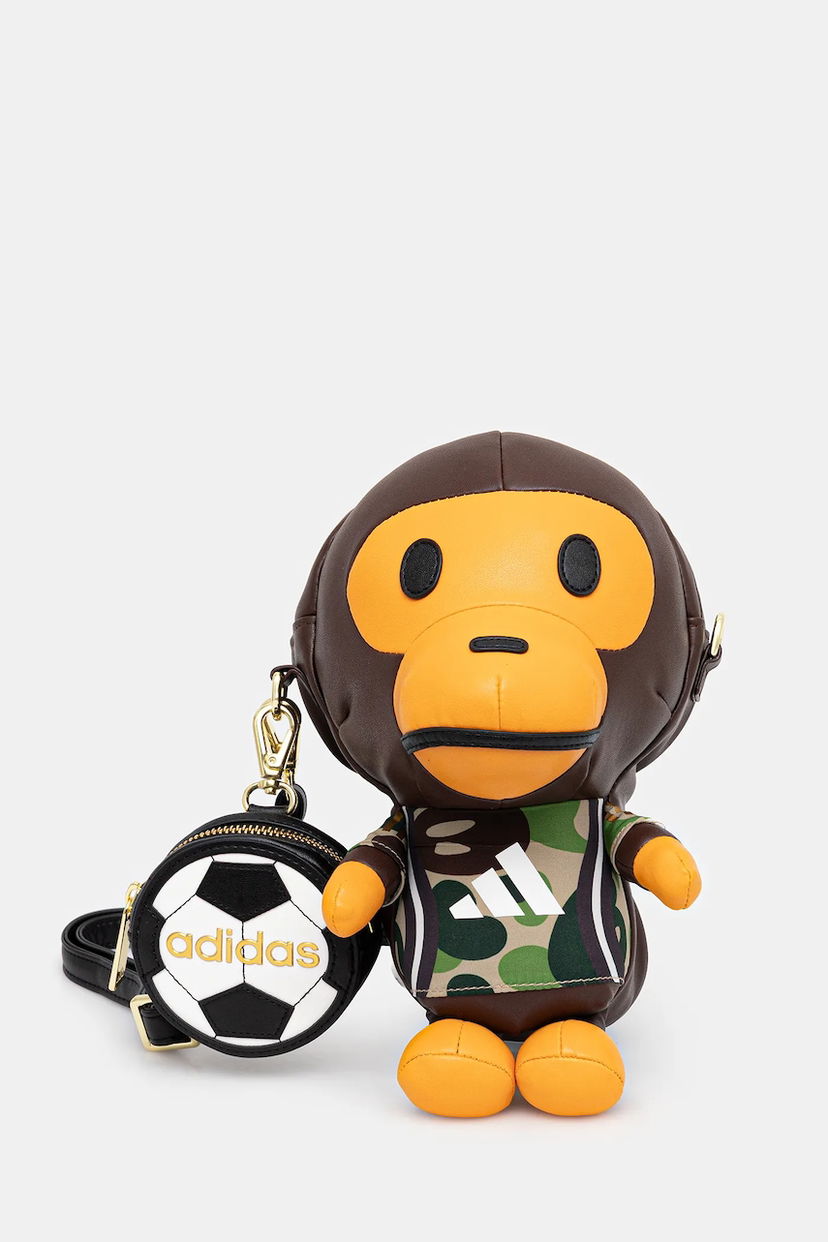 Torbica adidas Originals adidas Originals BAPE MILO Plush Bag Črna | JZ7448