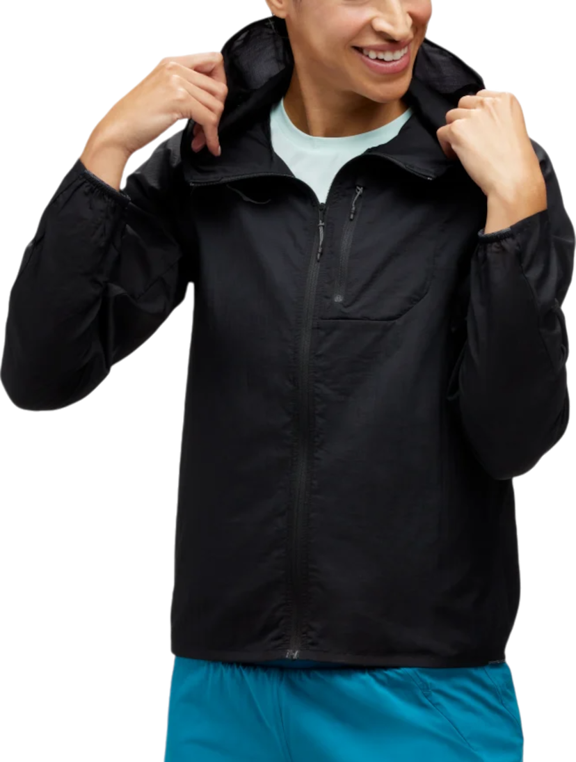 Vetrovka Hoka One One Skyflow Jacket Črna | 1141671-blk