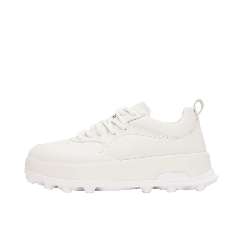 Superge in čevlji Jil Sander Tonal Leather Sneakers "White Orb" W Bela | J16WS0022_P6244