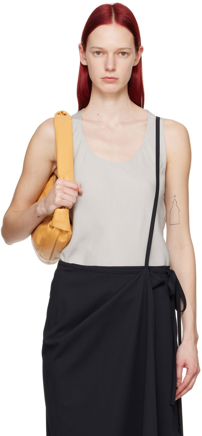 Majica brez rokavov LEMAIRE Bias-Cut Tank Top Siva | TO1189 LF1126, 0