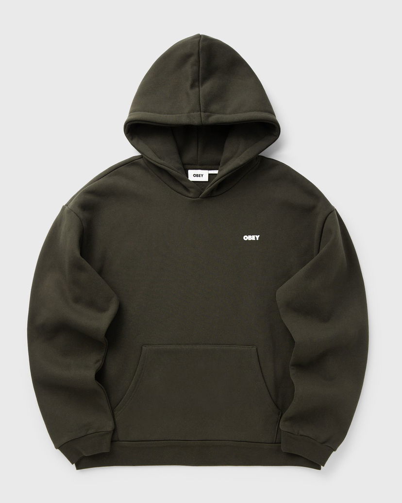 Pulover OBEY Obey Bold Icon Extra Heavy Hoodie Zelena | 112470244-RSI