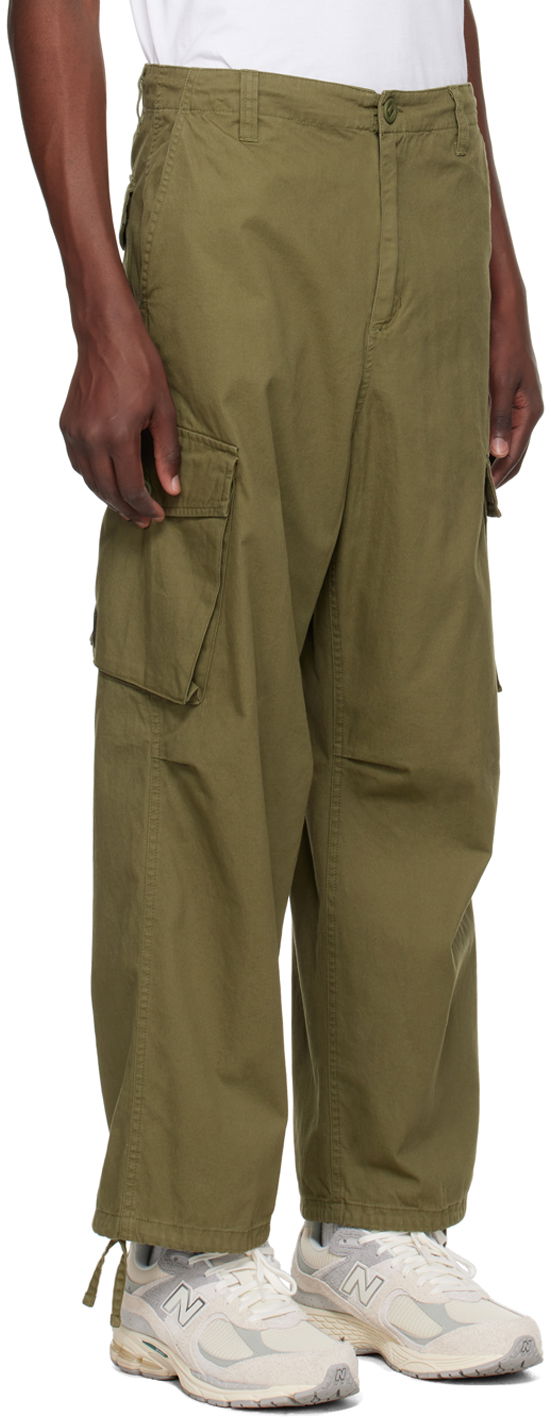 Cargo hlače Carhartt WIP Cargo Pants With Flap Pockets Zelena | I032983, 1