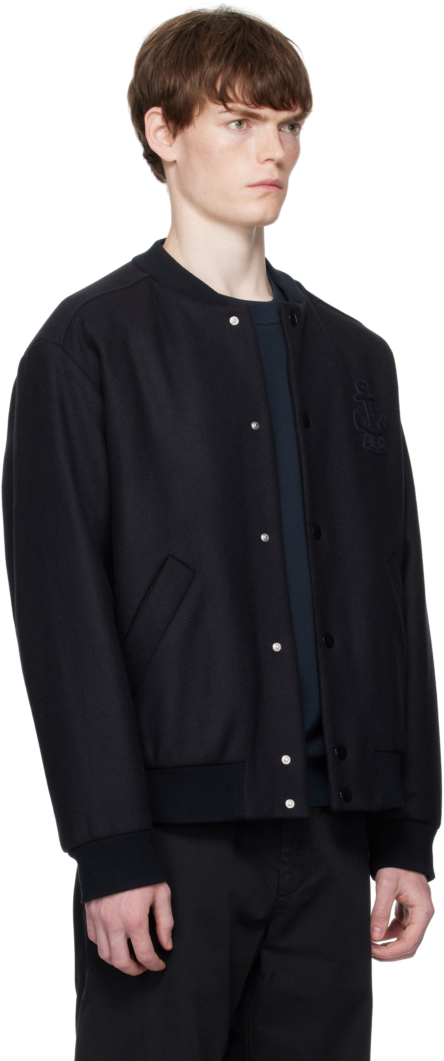 Bomber jakna A.P.C. A.P.C. Micka Wool Bomber Jacket Črna | WVBDE-M32010, 1