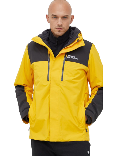 Vetrovka Jack Wolfskin Jasper 3in1 Jacket Rumena | 1115261