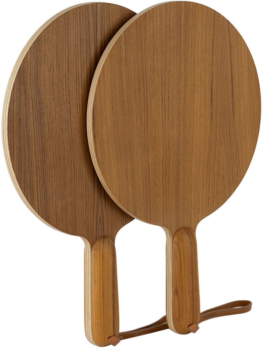 Športna oprema Jil Sander Wood Beach Racket Set Rjava | JPUU840007_MUS71010, 1