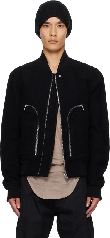 Bomber jakna Rick Owens Rick Owens Bauhaus Flight Jacket Črna | RU02E1749 WBD, 0