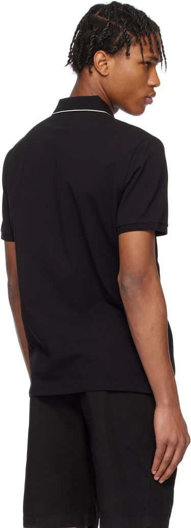 Polo majica C.P. Company C.P. Company Stretch Piquet Two-Button Polo Črna | 18CMPL097A005263W, 2