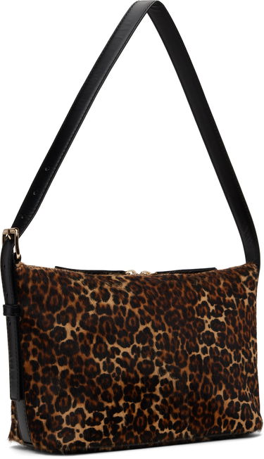 Torba za čez ramo A.P.C. Leopard Print Shoulder Bag Rjava | PXCAU-F61974, 2