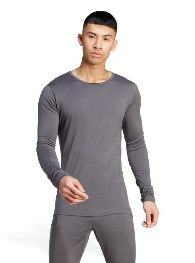 Majica adidas Originals Xperior Merino 200 Baselayer Top Siva | HZ8564