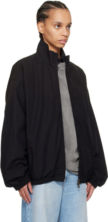 Vetrovka Acne Studios Printed Logo Zipper Jacket Črna | B90791-, 4