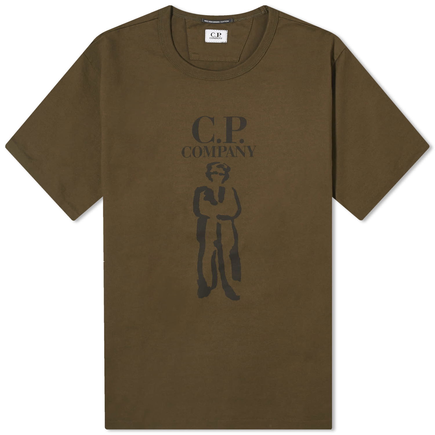 Dres C.P. Company 30/2 Mercerized Jersey Twisted British Sailor T Rjava | CMTS145A-006203W-683, 0