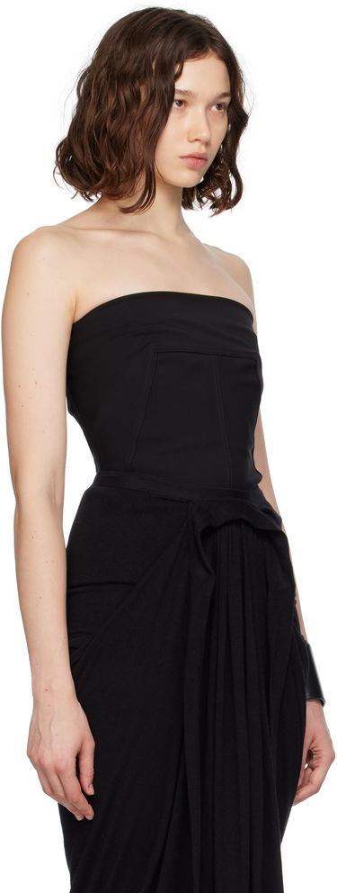 Majica brez rokavov Rick Owens Rick Owens Concordians Wool Bustier Top Črna | RP02E4127 WST, 1