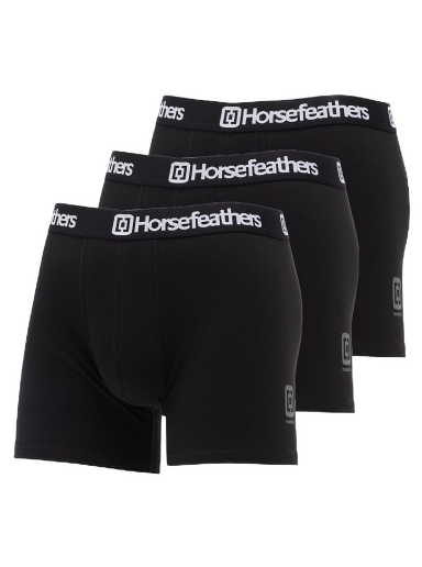 Boksarice Horsefeathers Dynasty 3Pack Boxer Črna | AM067A