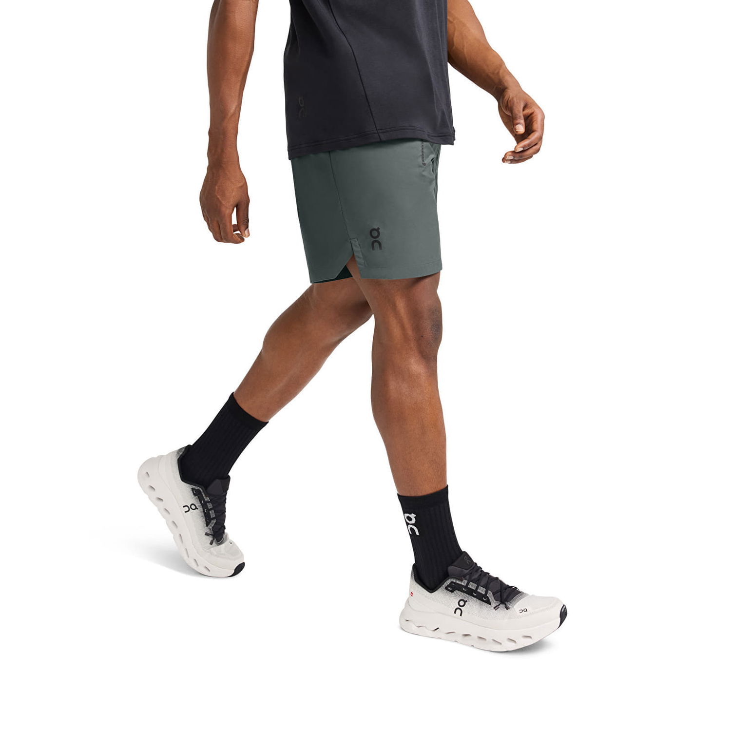 Kratke hlače On Running Shorts On All-day Shorts Lead/ Black Črna | 1MD30150583, 1