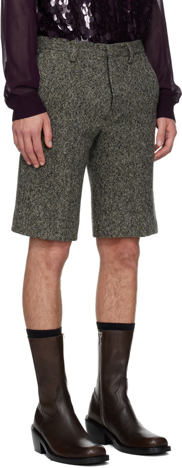 Kratke hlače Dries Van Noten Dries Van Noten Tailored Wool Shorts Večbarvna | 252-020994-2261, 1