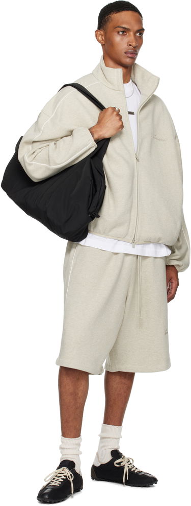 Jakna Fear of God ESSENTIALS Modern Fit Fleece Track Jacket Bež | 202SP256892F, 3