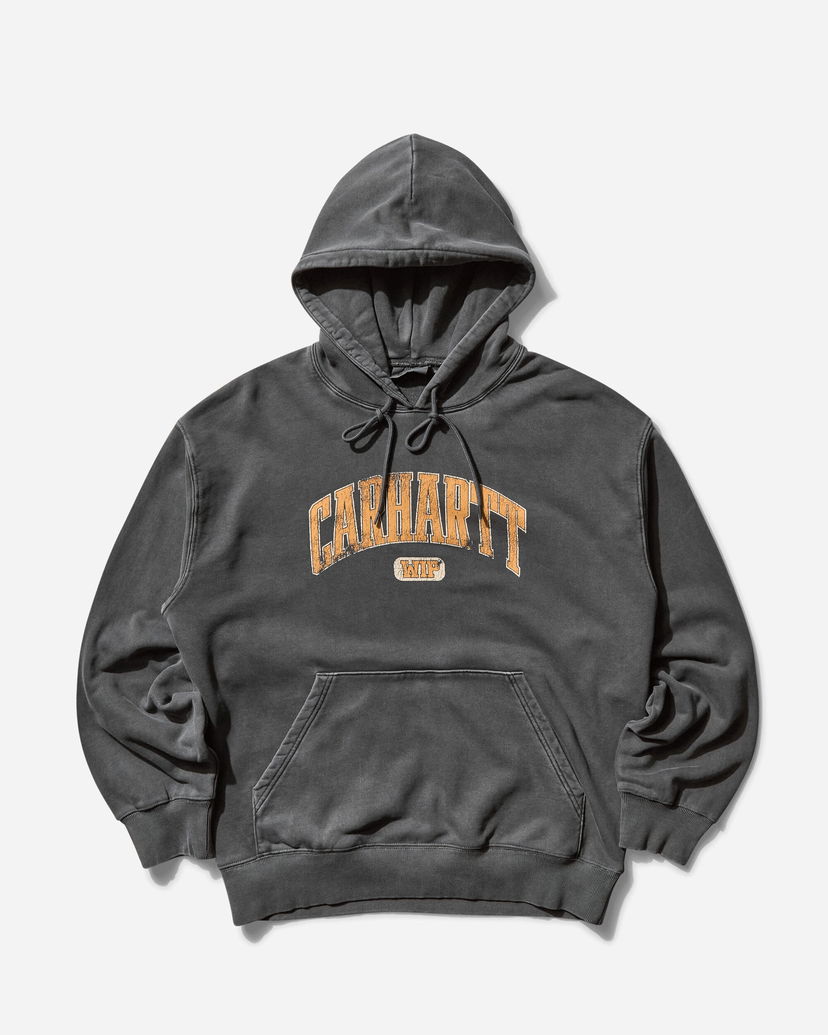 Pulover Carhartt WIP Library Hoodie Siva | I034726 89GD