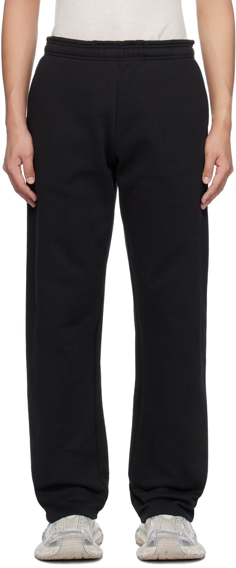 Trenirka Entire Studios Entire Studios Straight-Leg Sweatpants Črna | ES2204SO