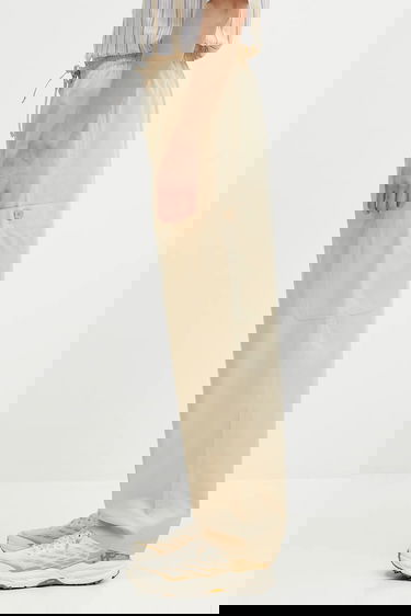 Hlače KENZO Kenzo Wide-Leg Drawstring Pants Bež | FF55PA5019SC.11, 1