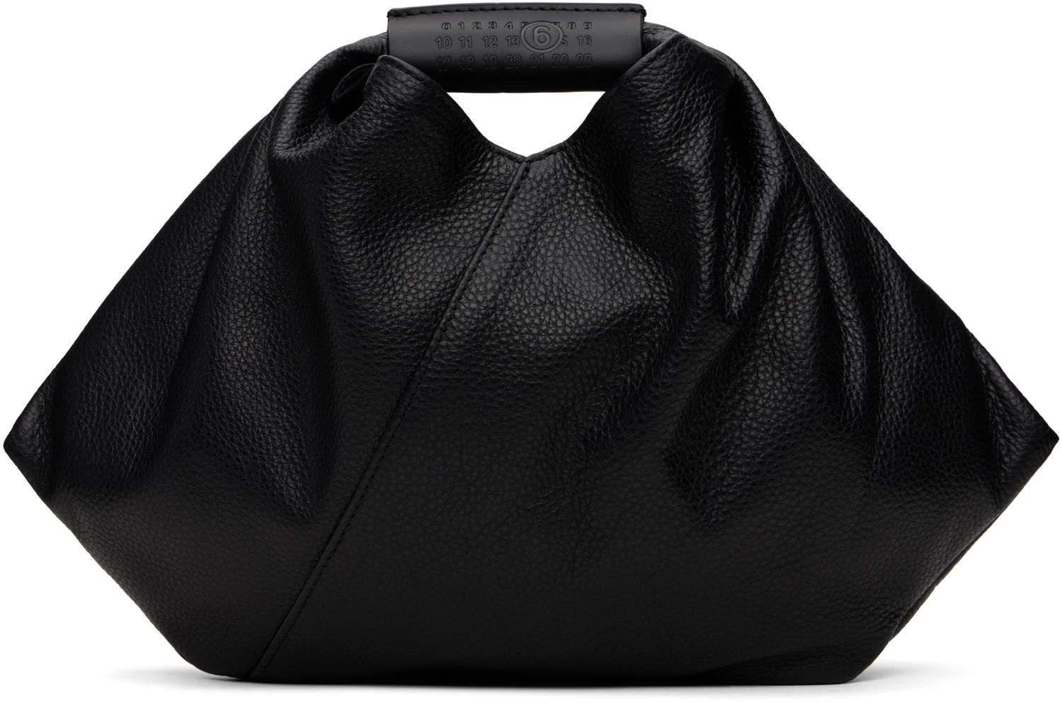 Torbica Maison Margiela MM6 Maison Margiela Triangle Leather Tote Črna | SB5WD0029 P7255, 0