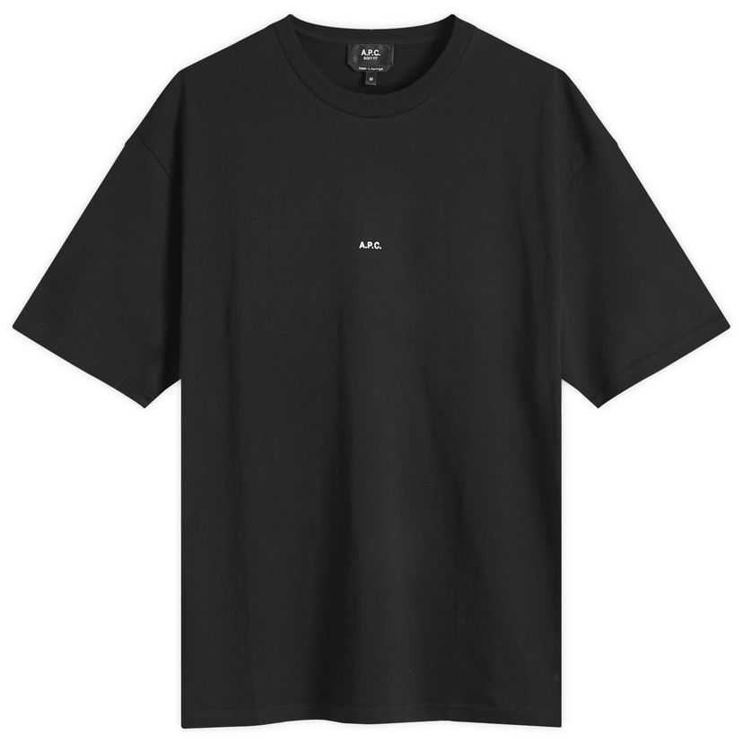 Majica A.P.C. Micro Logo T-Shirt Črna | COHBW-H26386-TZC