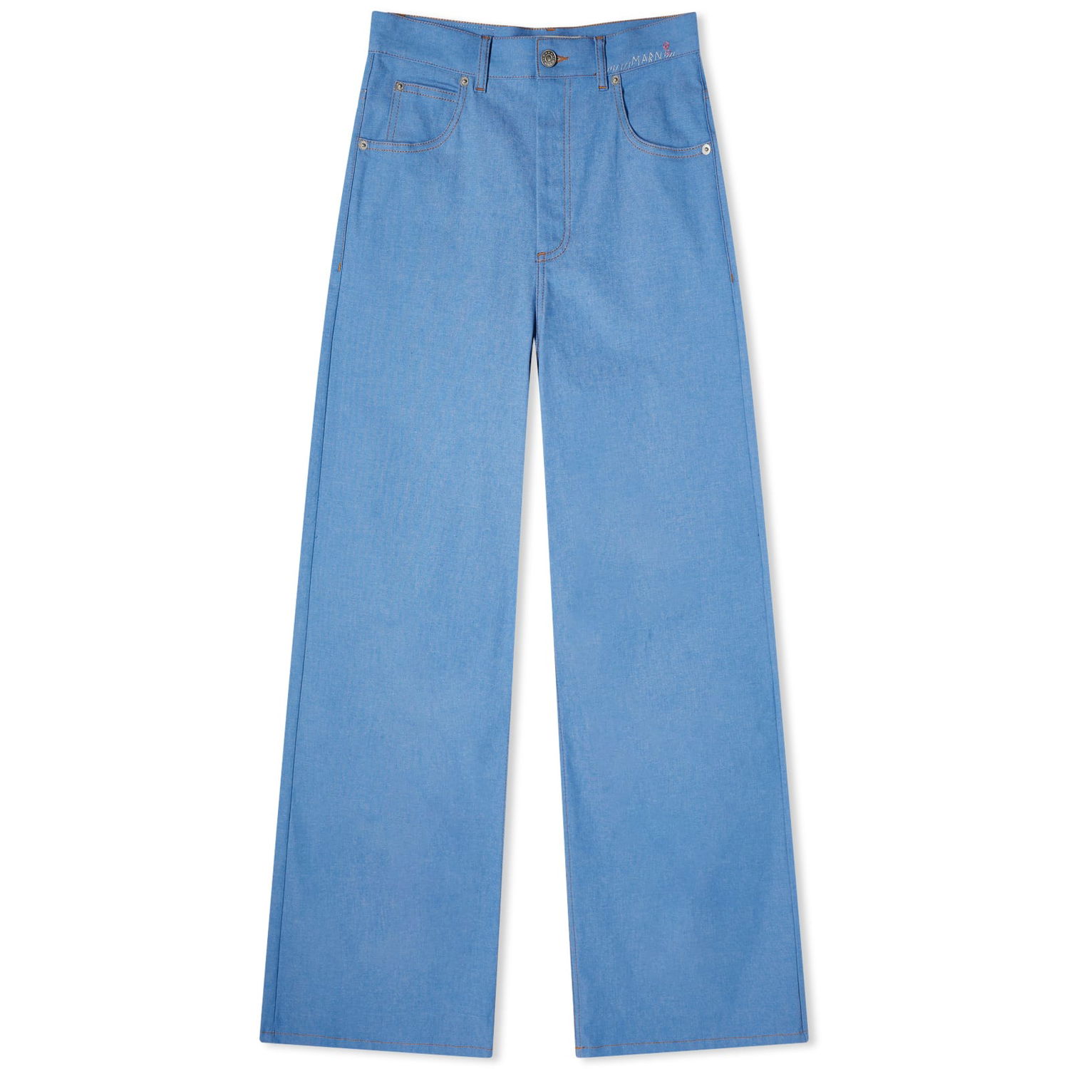 Hlače Marni in Azure Modra | PAJD0492S0-00B52, 0