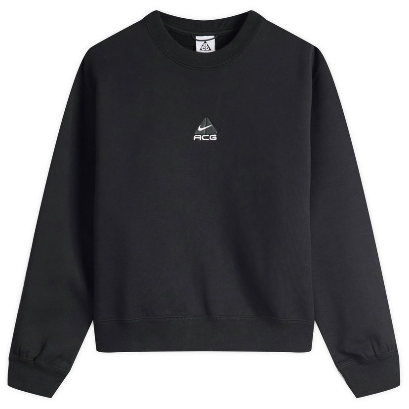 Pleteni pulover Nike ACG Therma-Fit Logo Crew Sweatshirt Črna | HJ0232-010